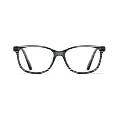 Square Blue/Striped Eyeglasses