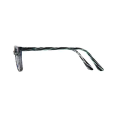 Square Blue/Striped Eyeglasses