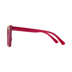 Cat-eye Red/Gold Eyeglasses