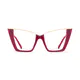 Cat-eye Red/Gold Eyeglasses