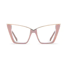 Cat-eye Brown Eyeglasses