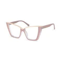 Cat-eye Brown Eyeglasses