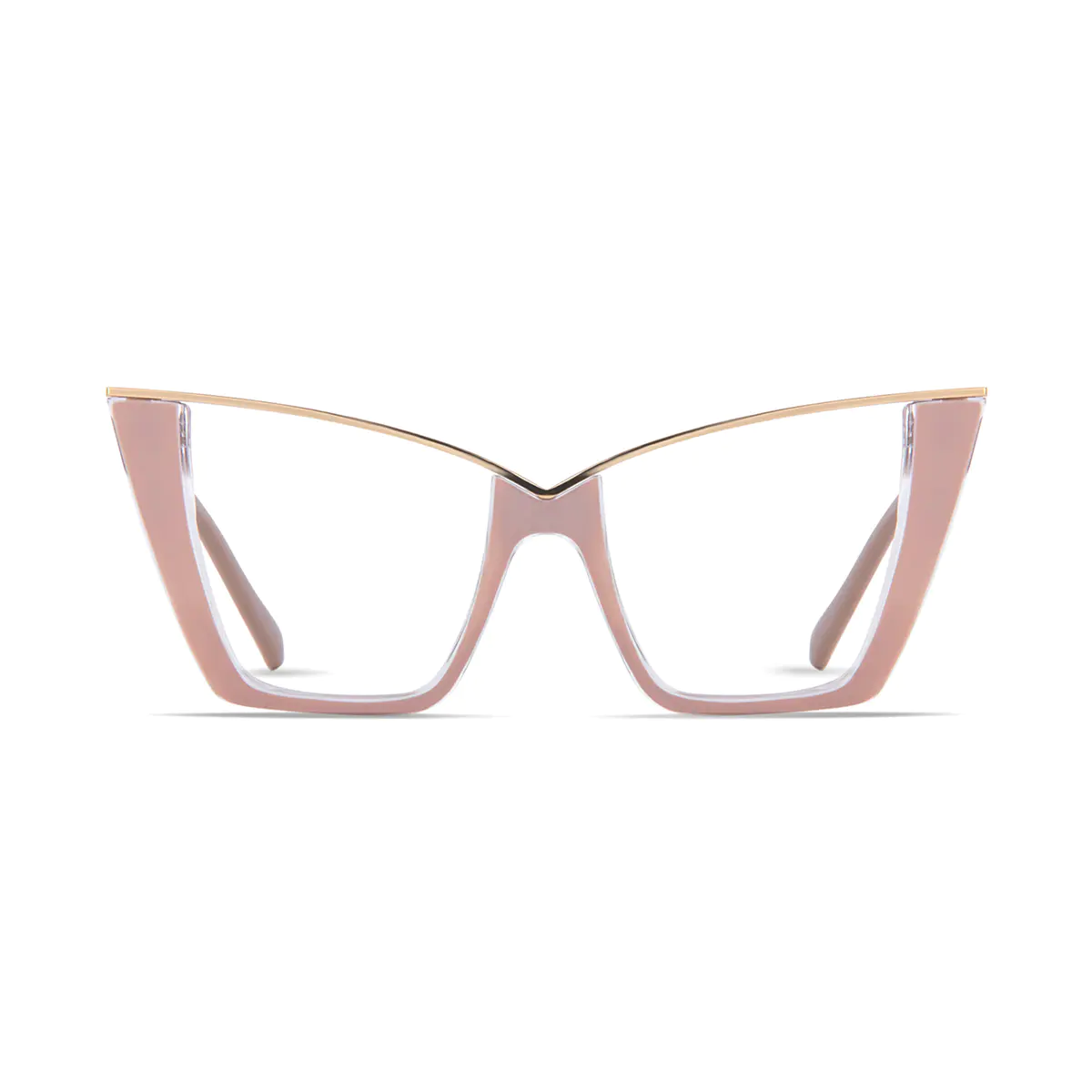 Cat-eye Brown Eyeglasses