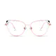 Cat-eye Clear/Rose Gold Eyeglasses