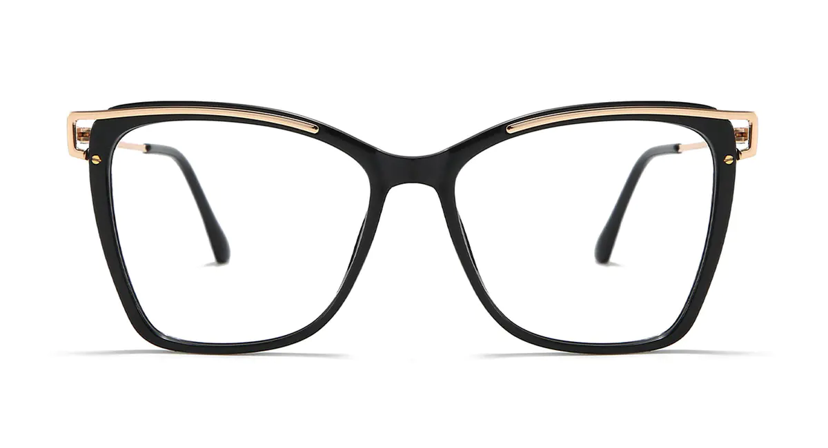 Square Black Eyeglasses