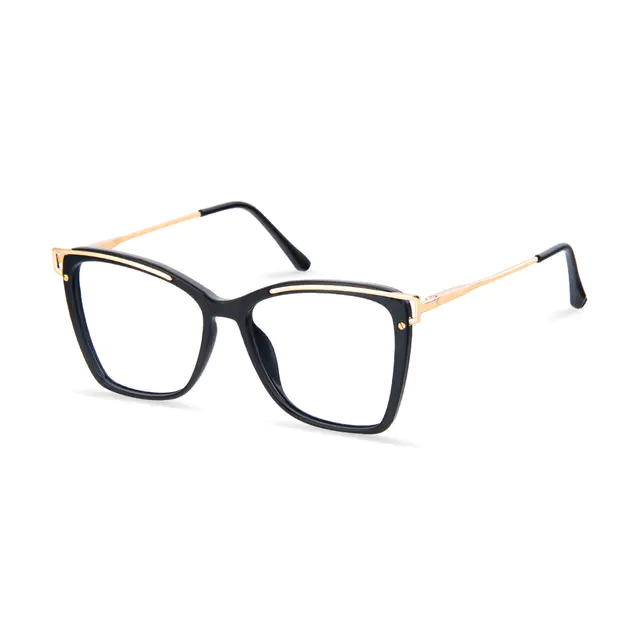 Square Black Eyeglasses
