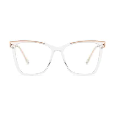 Square Clear Eyeglasses