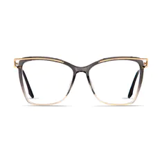 Square Gradient Gray Eyeglasses