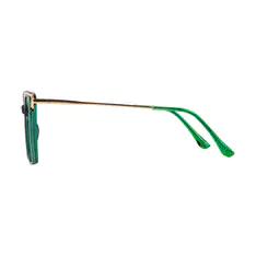 Square Green Eyeglasses
