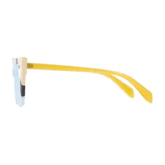 Cat-eye Blue/Yellow Eyeglasses