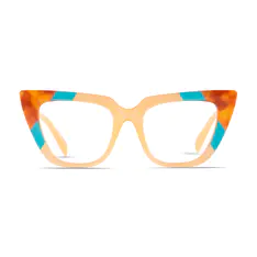 Cat-eye Yellow/Tortoiseshell Eyeglasses