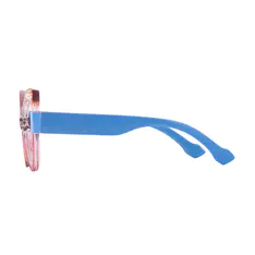 Cat-eye Striped Eyeglasses
