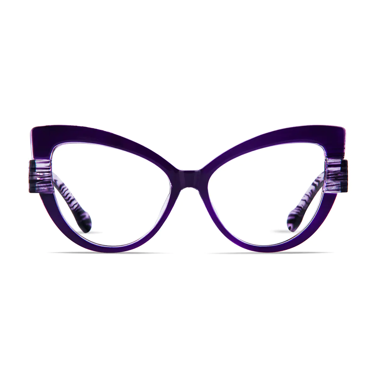 Cat-eye Purple Eyeglasses