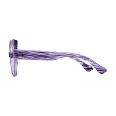 Cat-eye Purple Eyeglasses