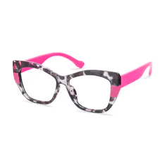 Cat-eye Ivory Tortoiseshell/Pink Eyeglasses