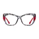 Cat-eye Red/Tortoiseshell Eyeglasses