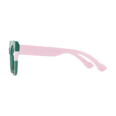 Cat-eye Green/Pale Pink Eyeglasses