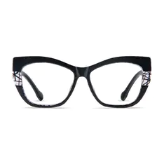 Cat-eye Black Eyeglasses