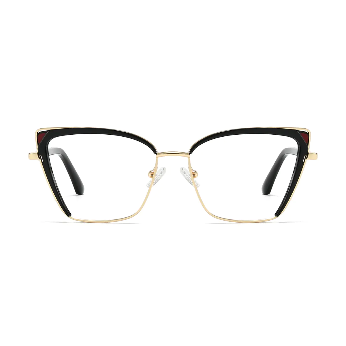 Square Black/Gold Eyeglasses