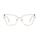 Square Rose Gold/Clear Eyeglasses