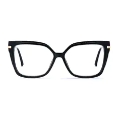 Square Black Eyeglasses
