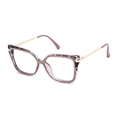 Square Tortoiseshell/Brown Eyeglasses