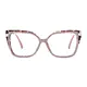 Square Tortoiseshell/Brown Eyeglasses