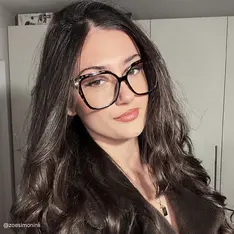 Square Tortoiseshell/Black Eyeglasses