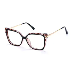 Square Tortoiseshell/Black Eyeglasses
