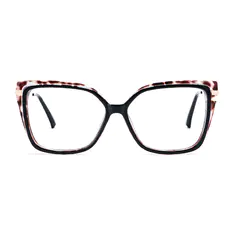 Square Tortoiseshell/Black Eyeglasses