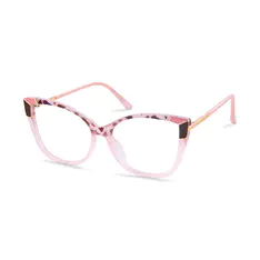 Cat-eye Tortoiseshell/Pink Eyeglasses