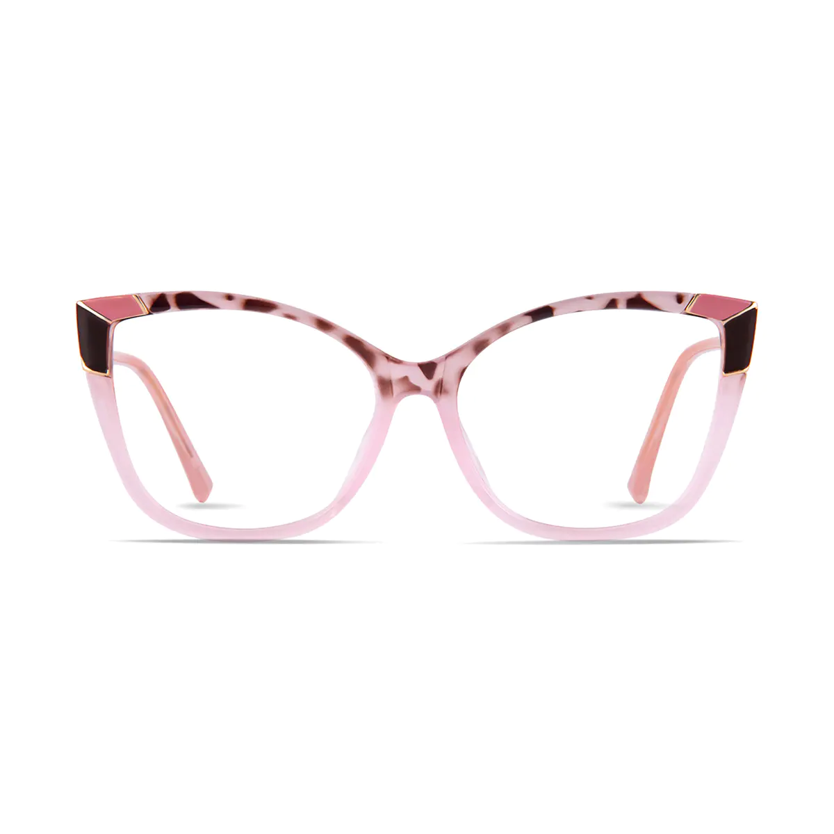 Cat-eye Tortoiseshell/Pink Eyeglasses