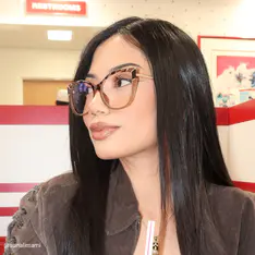 Cat-eye Tortoiseshell/Brown Eyeglasses