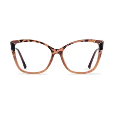Cat-eye Tortoiseshell/Brown Eyeglasses