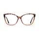 Cat-eye Tortoiseshell/Brown Eyeglasses