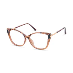 Cat-eye Tortoiseshell/Brown Eyeglasses
