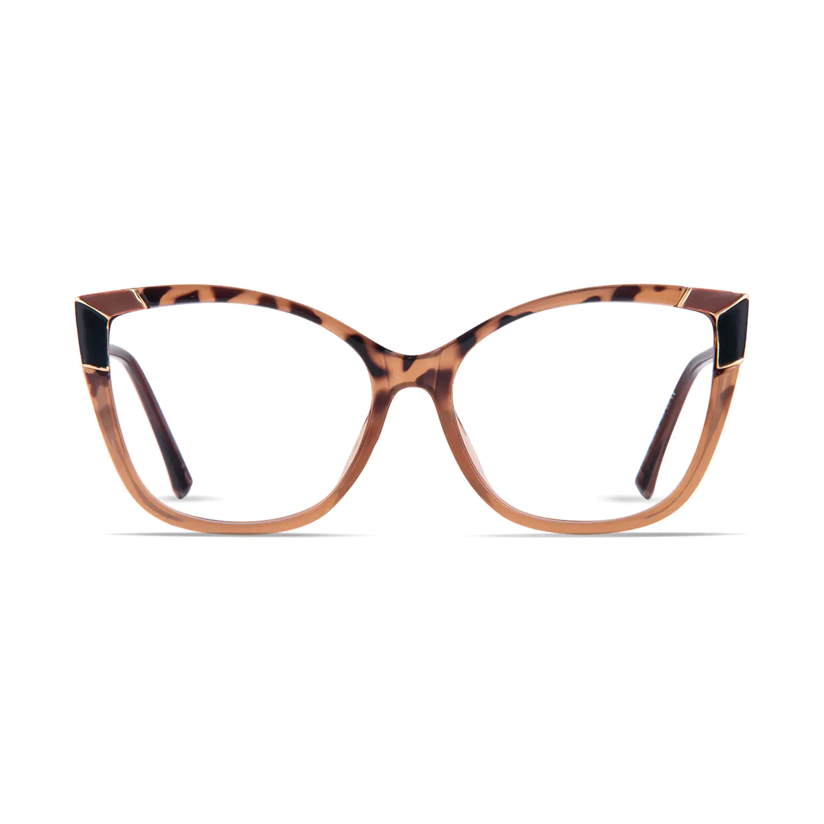 Cat-eye Tortoiseshell/Brown Eyeglasses