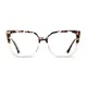 Square Tortoiseshell/Clear Eyeglasses