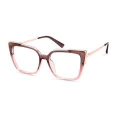 Square Gradient Pink/Gold Eyeglasses