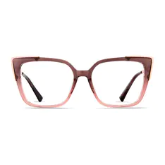 Square Gradient Pink/Gold Eyeglasses