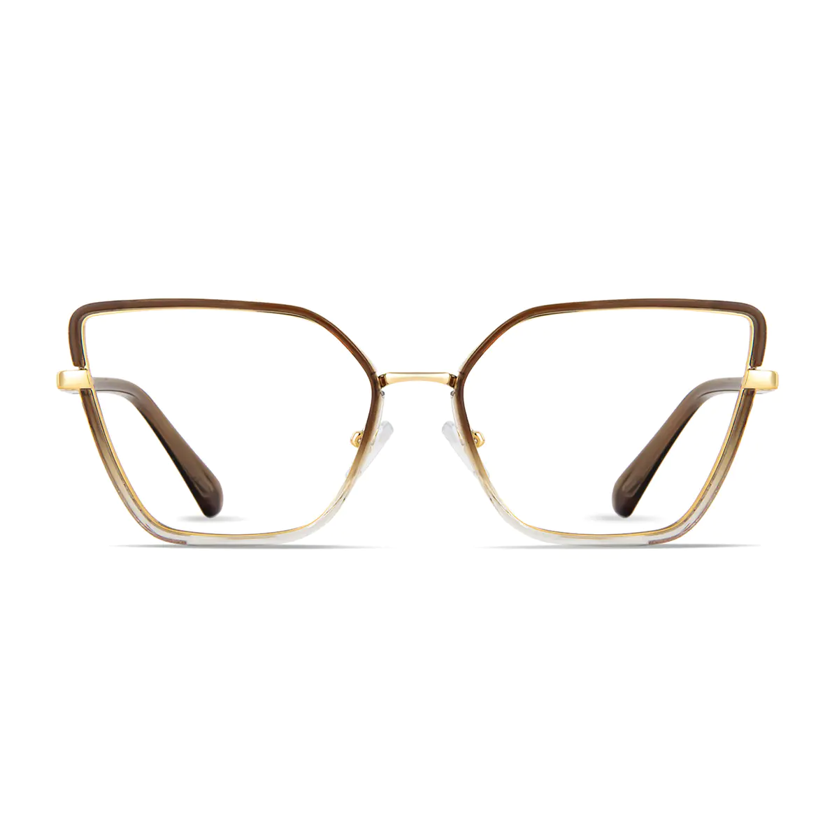 Square Green/Clear Eyeglasses