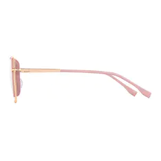 Square Pink/Rose Gold Eyeglasses