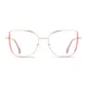 Square Pink/Rose Gold Eyeglasses