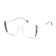 Square Tortoiseshell/Rose Gold Eyeglasses
