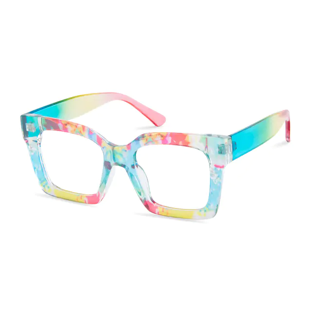 Square Multicolor Eyeglasses