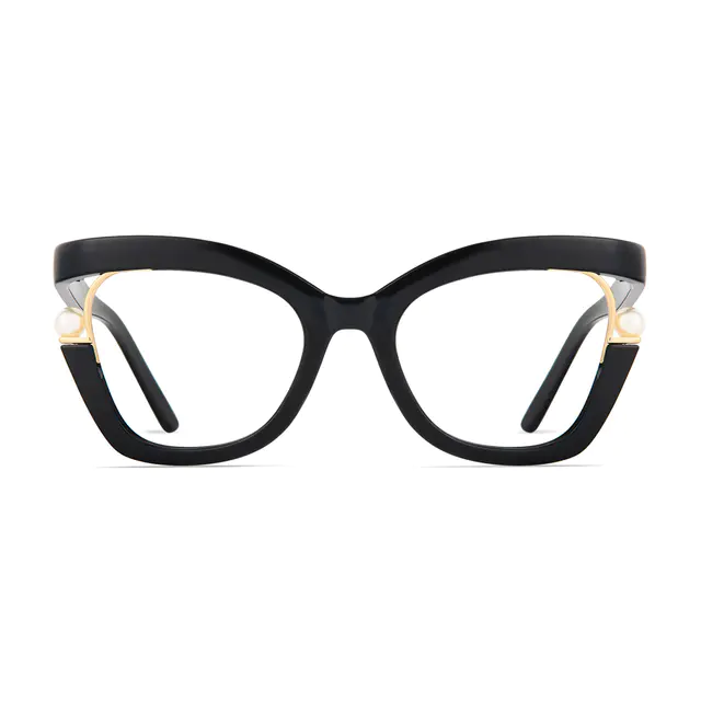 Square Black Eyeglasses