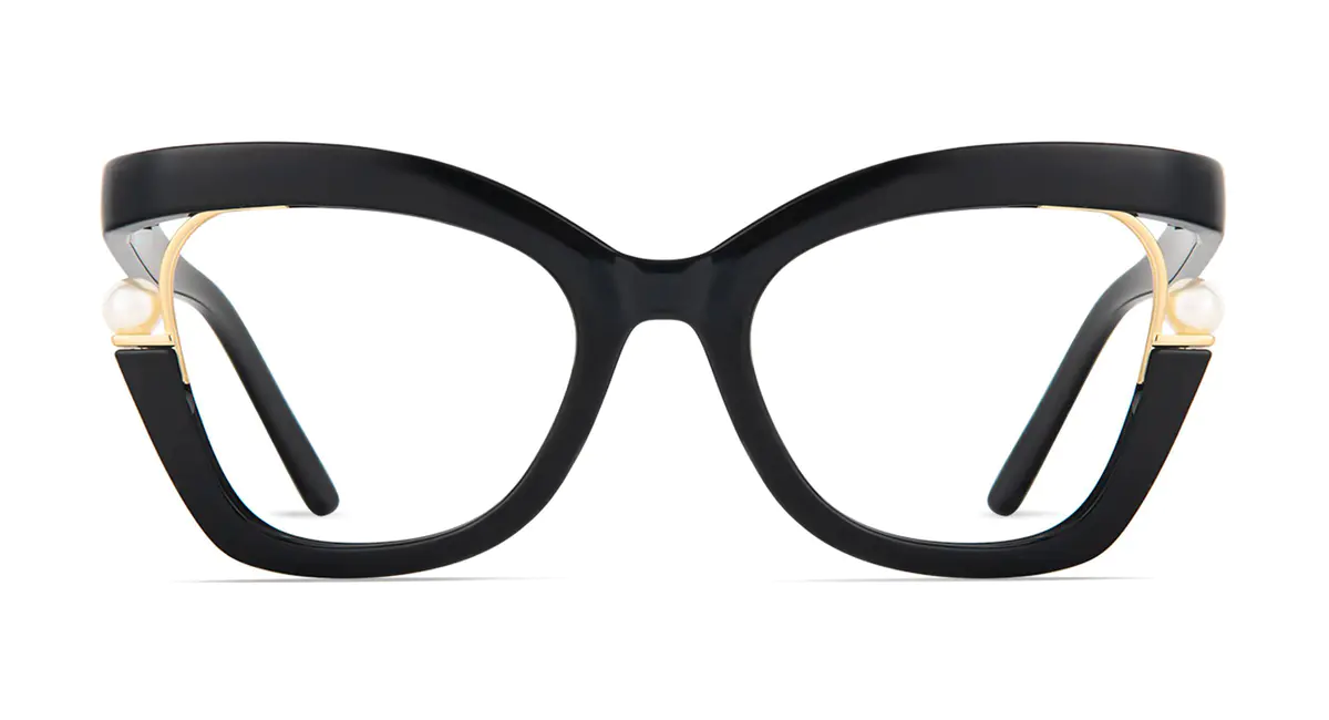 Square Black Eyeglasses