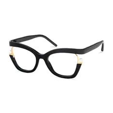 Square Black Eyeglasses