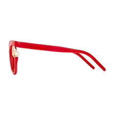 Square Red Eyeglasses