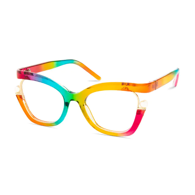 Square Multicolor Eyeglasses